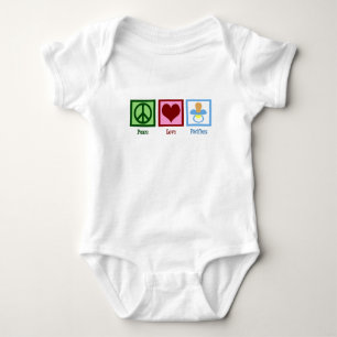 Peace Love Pacifiers Baby Bodysuit