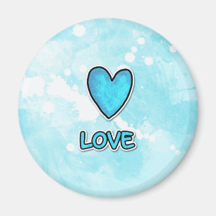 peace love panda magnet