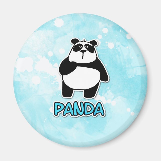 peace love panda magnet (Front)