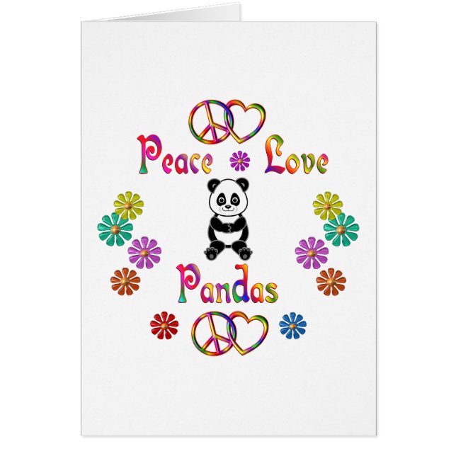 PEACE LOVE PANDAS (Front)