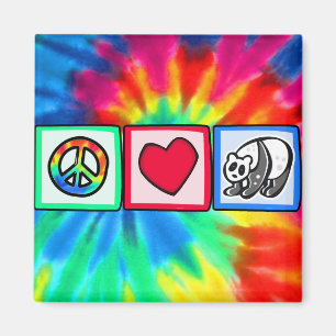 Peace, Love, Pandas Magnet