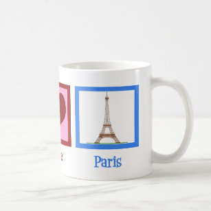 Peace Love Paris Coffee Mug