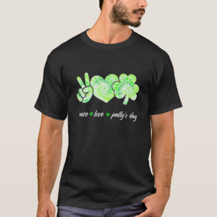 Peace Love Patty's Funny Day St Patrick's T-Shirt