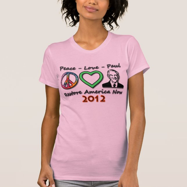Peace Love Paul T-Shirt (Front)