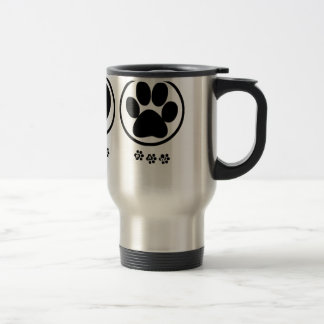 Peace Love Paw Travel Mug