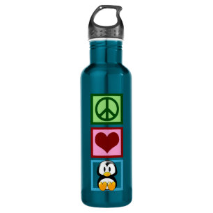 Peace Love Penguins 710 Ml Water Bottle