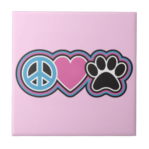 Peace-Love-Pets Tile