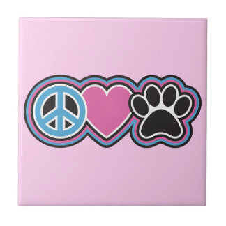 Peace-Love-Pets Tile