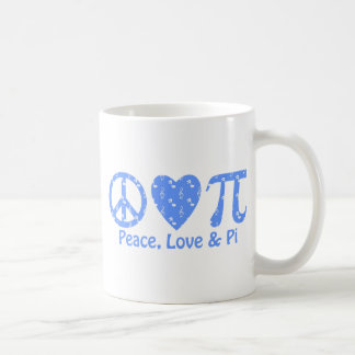 Peace Love Pi Music Coffee Mug