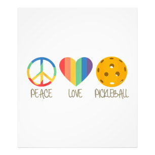 Peace Love Pickleball Photo Print