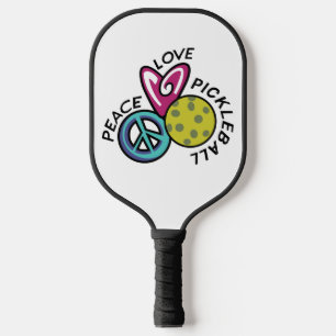Peace Love Pickleball Pickleball Paddle