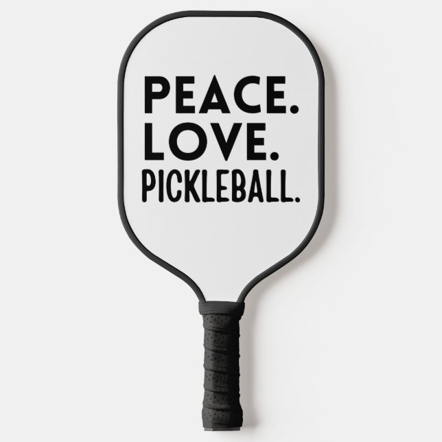 Peace Love Pickleball Pickleball Paddle (Front)