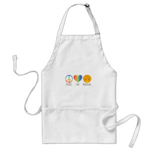 Peace Love Pickleball Standard Apron