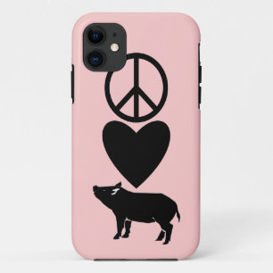 Peace Love Pigs iPhone 5 barely there Case