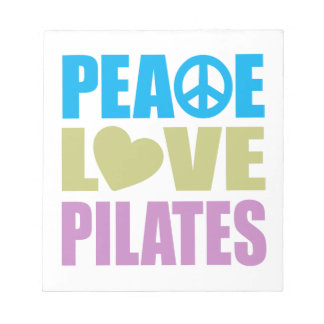 Peace Love Pilates Notepad