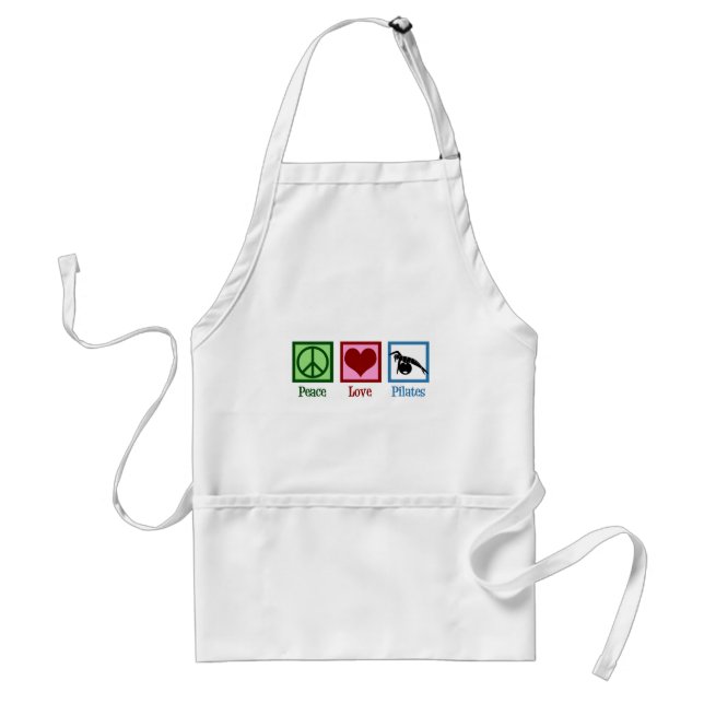 Peace Love Pilates Standard Apron (Front)