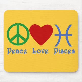 Peace Love Pisces Products Mouse Mat