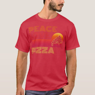Peace Love Pizza Lovers I Love Pizza 376 T-Shirt