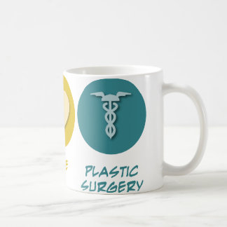 Peace Love Plastic Surgery Coffee Mug