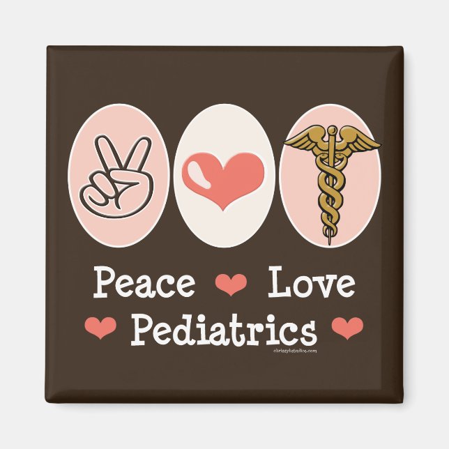 Peace Love PM&R Magnet Physiatry -... - Customised (Front)