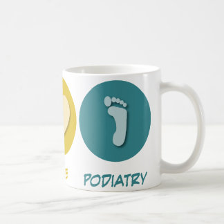 Peace Love Podiatry Coffee Mug