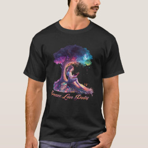 Peace Love Poetry Poets Poetry and Book T-Shirt