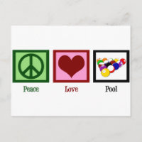 Peace Love Pool | Cool Billiards