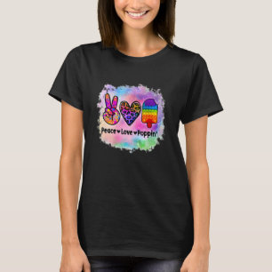 Peace Love Poppin' Tie Dye Push Fidget Toy T-Shirt