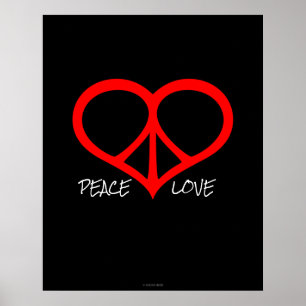 Peace & Love Poster
