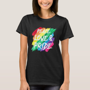 Peace Love Pride Pride Gay Rainbow Lgbt Pride Mont T-Shirt