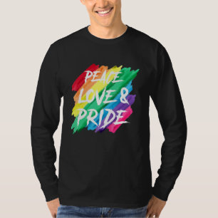 Peace Love Pride Pride Gay Rainbow Lgbt Pride Mont T-Shirt