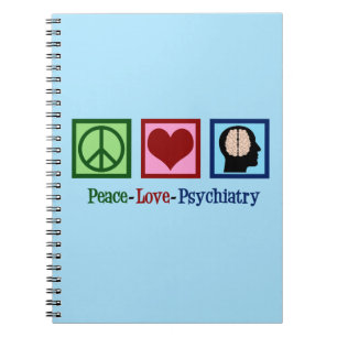 Peace Love Psychiatry Notebook