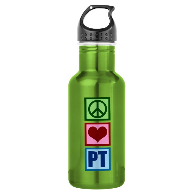 Peace Love PT 532 Ml Water Bottle (Front)