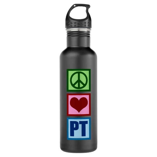 Peace Love PT 710 Ml Water Bottle (Front)
