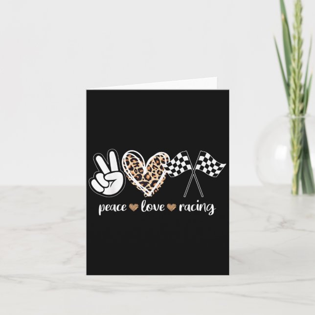 Peace Love Racing  Card (Front)