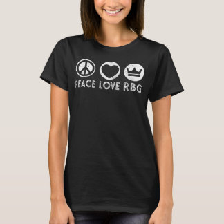 Peace Love RBG Ruth Bader Ginsburg Gifts Peace Sig T-Shirt