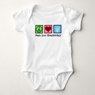 Peace Love Rheumatology Baby Bodysuit