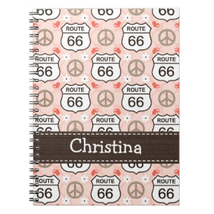 Peace Love Road Trip Spiral Notebook Journal