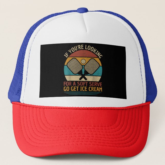Peace Love & Rock & Roll Guitar Player Guitarist V Trucker Hat (Front)