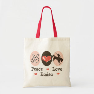 Peace Love Rodeo Tote Bag