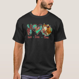 Peace Love Row Rower Boats Rowing Gear Rowing Acce T-Shirt