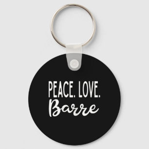 Peace Love Rre Exercise Yoga Rre Fitness Cl Key Ring