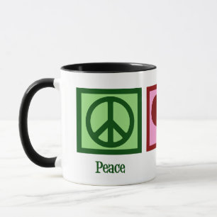 Peace Love Run Mug