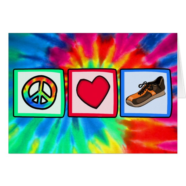 Peace, Love, Running (Front Horizontal)