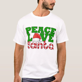 Peace, Love & Santa T-Shirt