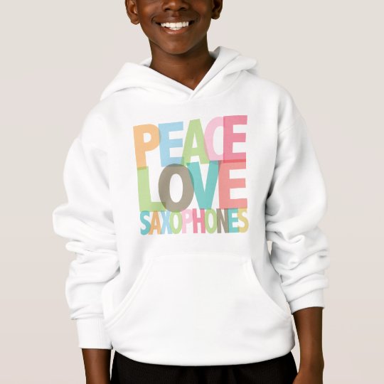 Peace Love Saxophones Tees & Gifts