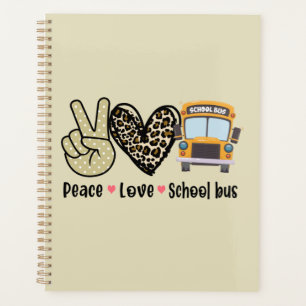 Peace, Love, School Bus Planner