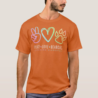 Peace Love School Spirit, Inspirational  T-Shirt
