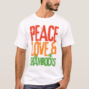 Peace, Love & Shamrocks T-Shirt