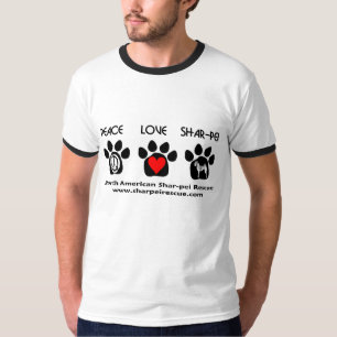Peace Love Shar-pei T-Shirt